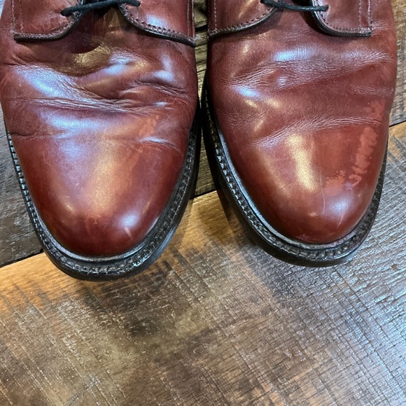 Allen Edmonds Leeds Oxford Dress Shoes Brown Leather Size 11.5C - Picture 3 of 10
